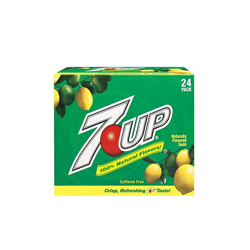 7-UP Soda Soft Drink, 12-Ounce (Pack of 24)