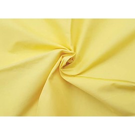 Plain Solid 100% Cotton Lawn Fabric by Yard Pre Cut Dyed Material DIY Craft Clothing 3-yards 44" inches wide (108 x 44 inches, Yellow 3y)