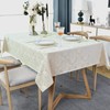 SASTYBALE Rectangle Tablecloth - 52 x 70 Inch Beige Cream