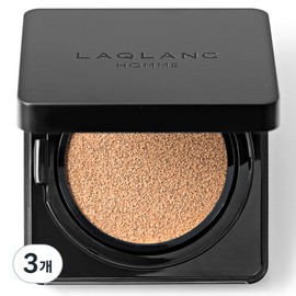 Laclan Natural Cover Homme Cushion 15g, No. 1 bright skin tone, 3 pieces / 라끌랑 내츄럴 커버 옴므쿠션 15g, 1호 밝은 피부톤, 3개