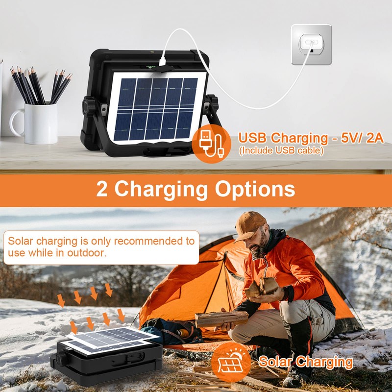 ERAY 120W Portable LED Work Light with Rechargeable Battery 15000mAh
