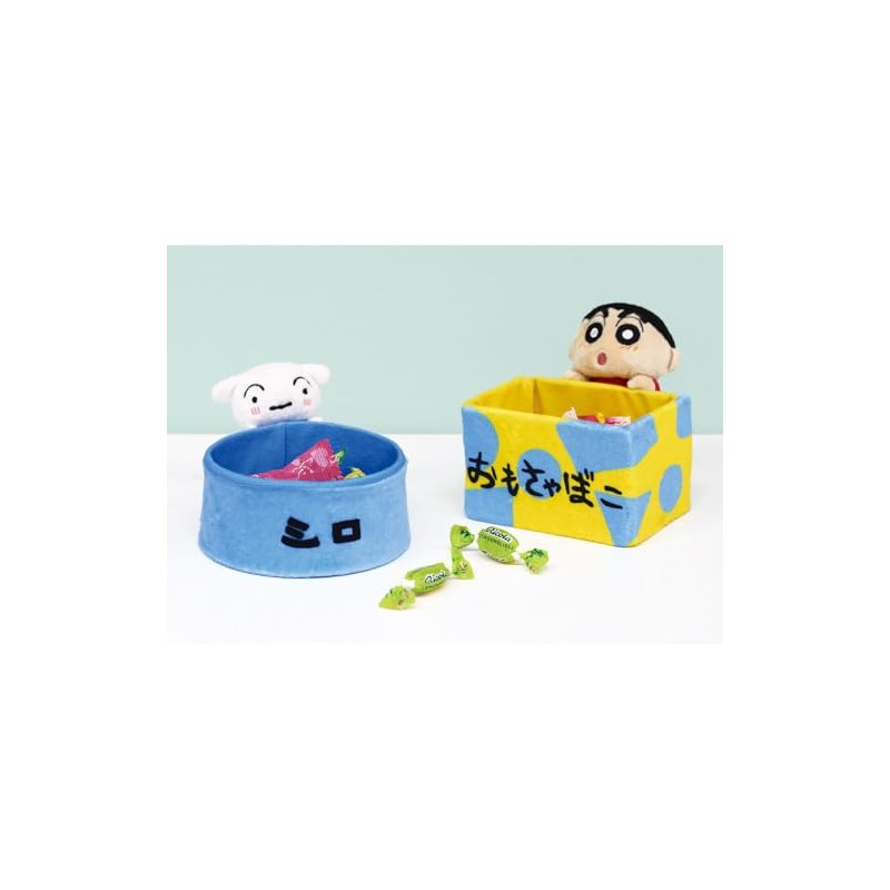 Tees Factory KS-5546036SN Crayon Shin-chan Stuffed Toy Accessory Box, H2.7