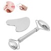 Stainless Steel Facial Roller Gua Sha Tool Face Skin Roller