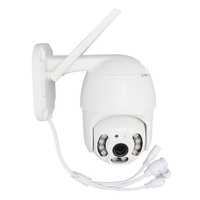 Wireless Webcam Dual Light 3MP IP66 360 Degree Rotation Wall