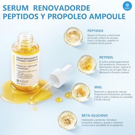 WEUD Centella Asiatica Suero y CICA Péptidos Propóleo Suero, 2 En 1 Kit de Sérum Coreana, Cuidado Antiedad y Reparador, Luminosidad y Piel Radiante, Fórmula Hipoalergénica para Todo Tipo de Piel (1 Centella y 1 Péptidos)
