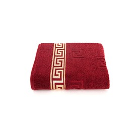 Arle-Living Medusa Hand Towel / Sauna Towel 50 x 90 / 100 x 150 / 100 x 200 cm Finest Cotton / Jacquard Weave / Deep Pile Terry Cloth with Medusa Flat-Embossing and Golden Medusa Border