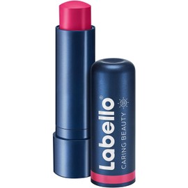 LABELLO Bálsamo Labial Caring Beauty Pink (4.8 g), Color Intenso y Cuidado Duradero con Vitamina E y Aceite de Almendras Orgánico