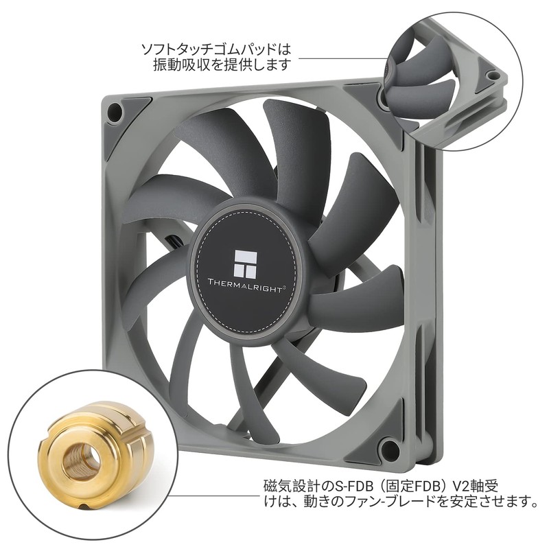 Thermalright tl-8015 cpu fan computer case fan quiet 4 pin