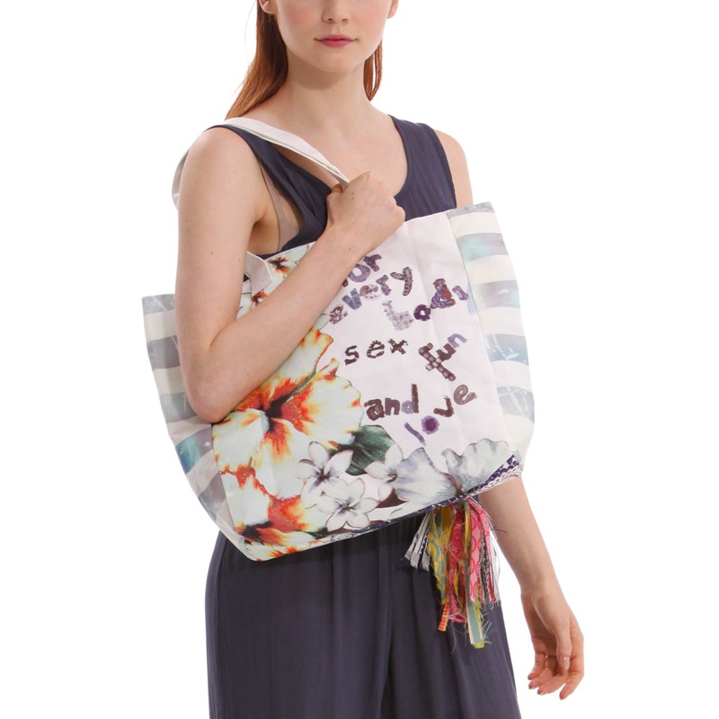 Desigual Folding Shopping Bag Amplio 1 design