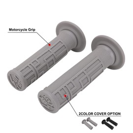 JFG Racing Sur Ron Handlebar Grips Dirt Bike Handle Bar Grips for Surron Light Bee X/S Segway X260/X160 Electric Bike EBike Gray