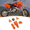 Motorcycle Fairing Cover Kit Orange Front Wheel Mudguard Splash Guard
