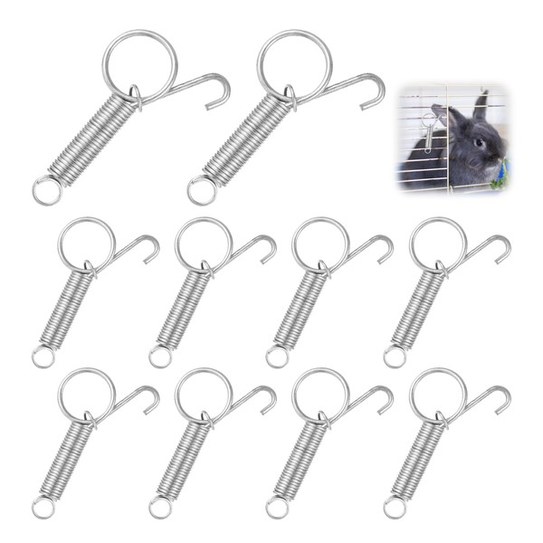 10 PCS Spring Latch for Cages, Spring Door Latch for