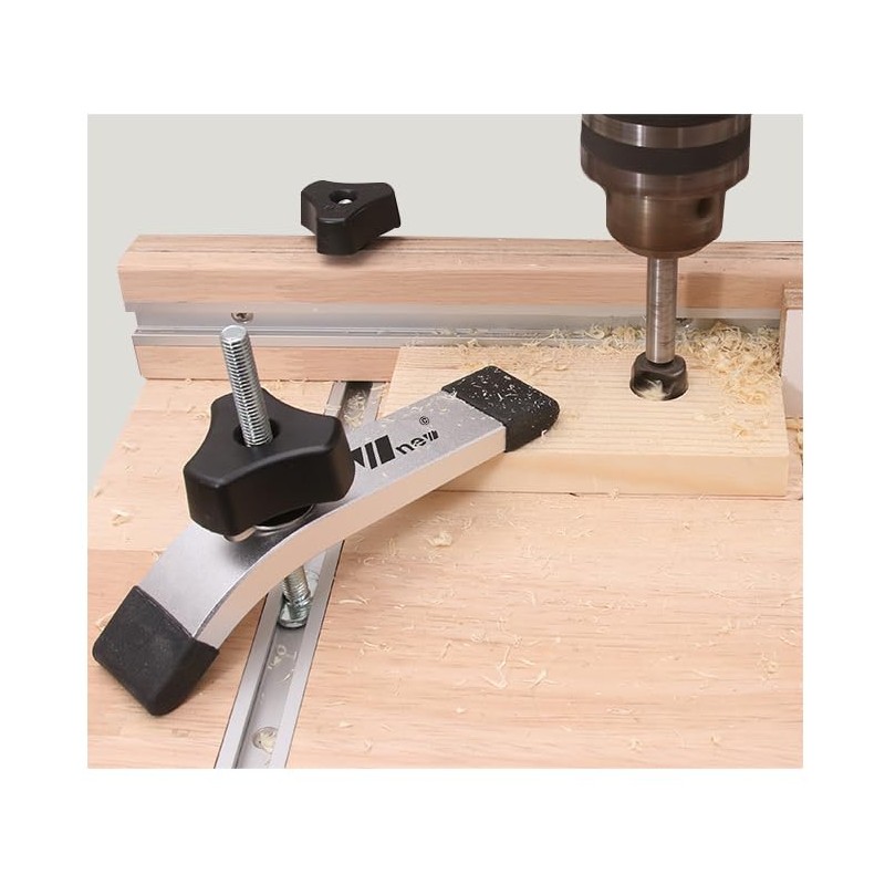 CarAngels T-Slot Rail Hold Down Clamp Miter Truck Clamp Easy