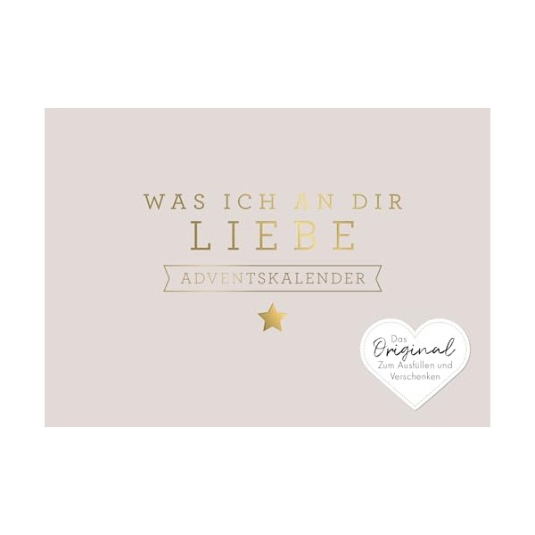 Was ich an dir liebe – Adventskalender: Das Original zum