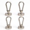 Neodymium Magnet with Carabiner, Premium Magnetic Hook - 50 kg