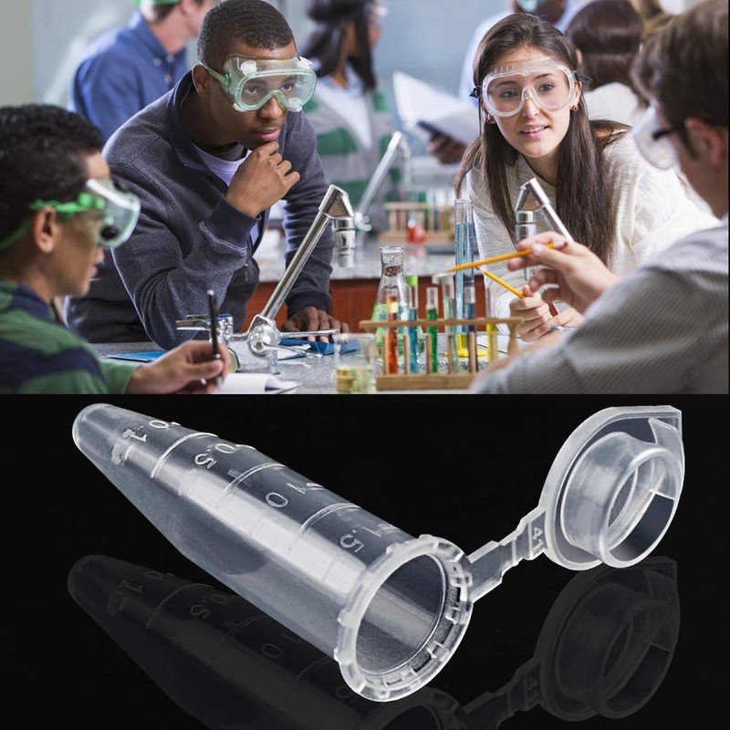 500 Pieces Centrifuge Tube, 1.5ML Micro Test Tubes Sample Vial