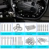 BIGLKNM Titanium Cylinder Head Studs Nuts & Engine Bolt Kit