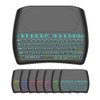 Mini Wireless Keyboard,D8 Mini Keyboard with Touchpad,Colorful Backlit Small Wireless