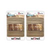 Scunci No-Damage, Color Match Elastics, Blonde, 18-Pcs per Pack (2-Pack)