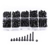 Hilitand 280 Pcs/Set M3 Cap Head Hex Socket Bolt Screw