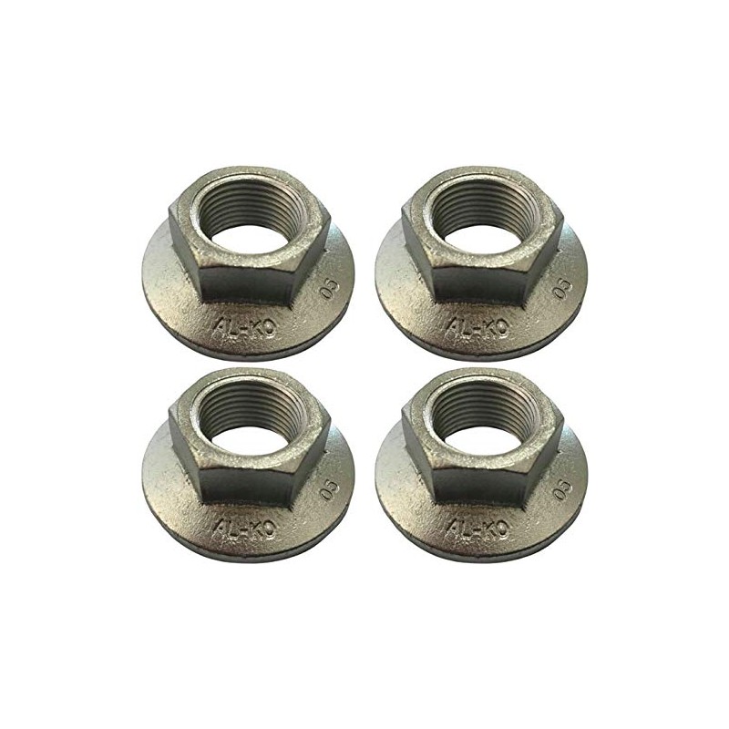 4 x M24 Alko 'One Shot' Axle End Nuts, Hub,