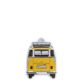 BRISA VW Collection - Volkswagen Air Freshener, Room Freshener, Deodorizer for Cars T1 Bus Campervan Motif (Bus Front/Citrus/Yellow)