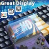 R36S Handheld Game Console 3.5 inch Preinstalled Emulator System Transparent