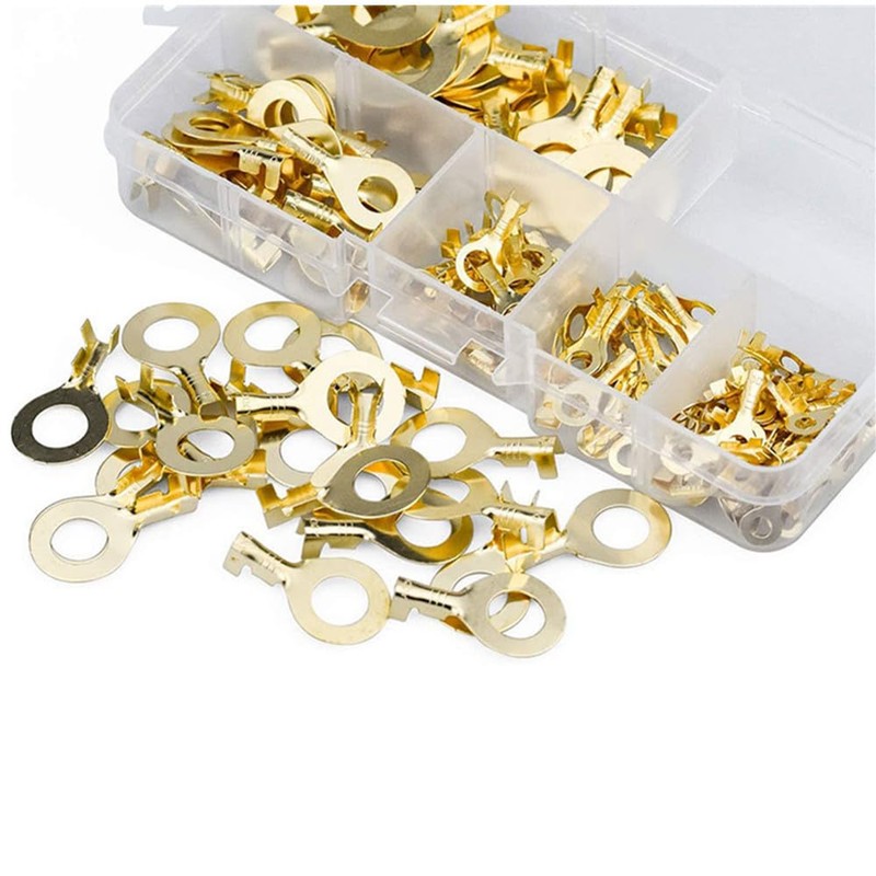 150 Pcs Gold M3 M4 M5 M6 M8 M10 Non-Insulated