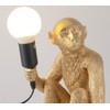 CHABEI Modern Table Light, Monkey Desk Lamp, Resin Sitting Monkey
