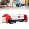 Alloy Gas Tanker Truck Model Water Spray High Simulation Detachable