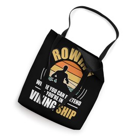 Rowing Lover Water Sports Team Crew Rowing Boat Canoe Tote Bag