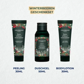 Yves Rocher Limited Edition Mini Gift Set for Women - Body Lotion 30ml, Exfoliating 30ml & Shower Gel 50ml - Moisturising Care Routine