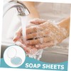 Healvian 50pcs Portable Travel Soap Sheets Cute for Hand Washing