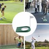 Golf Putting Mat Practice, Indoor Outdoor Golf Putting Cups and
