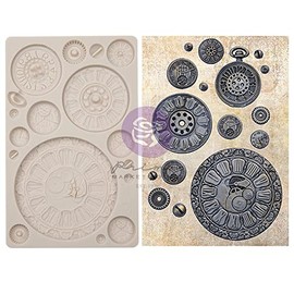 Finnabair Decor Moulds 5"X8"-Clock Faces