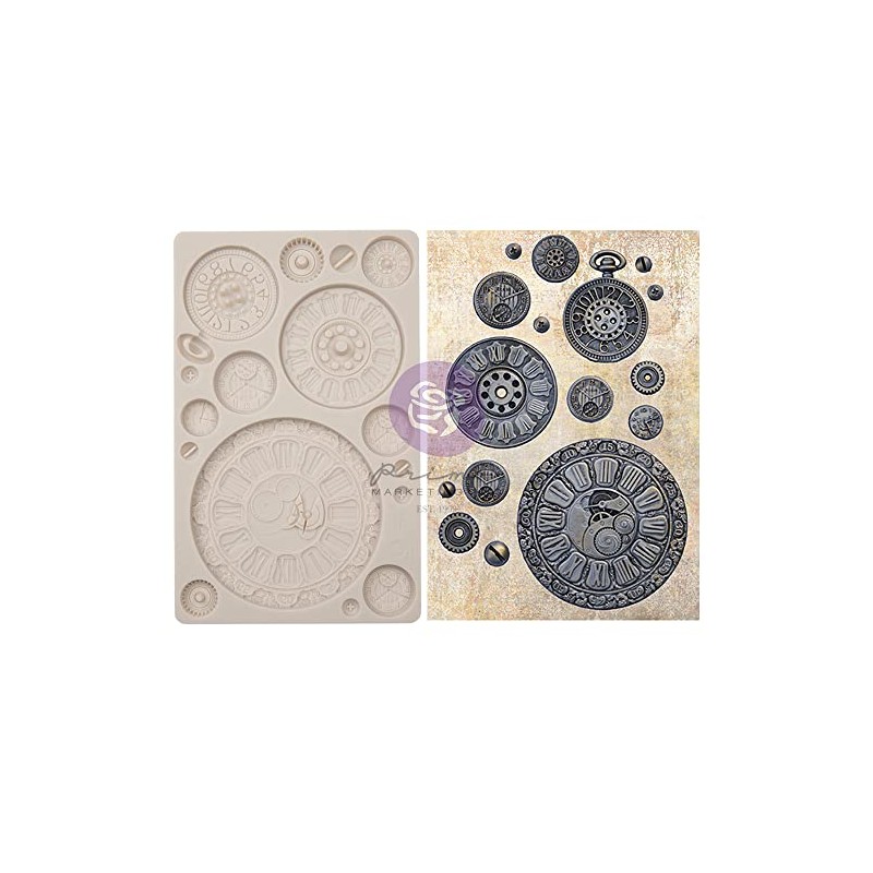 Finnabair Decor Moulds 5"X8"-Clock Faces