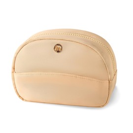 KASESSS Small Cosmetic Bag, Toiletry Bag for Women, Portable Toiletry Bag, Make Up Bag, Makeup Bag Organiser with Zip, Coin Bag, Multifunctional for Travel, Girls, Women, Beige, beige, Modern