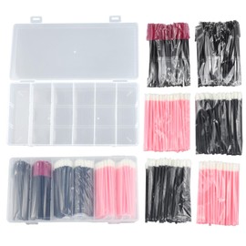 300Pcs Disposable Mascara Wands Lip Applicator and Micro Brush Disposable Brushes Bulk Makeup Applicator Kit for Girls Women