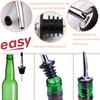 LanMa Olive Oil Spout Pourer, 2PCS Stainless Steel Liquor Bottle