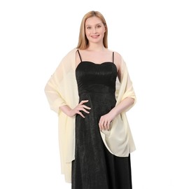 FAIRYGATE Halstuch Damen Weicher Chiffonschal Damen Schals Langer Schal Farbverlauf Polyester Hijab A0422