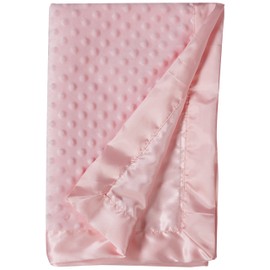 Hudson Baby Unisex Baby Plush Mink Blanket, Pink, One Size