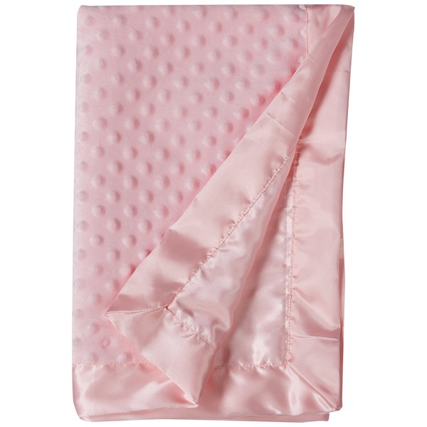 Hudson Baby Unisex Baby Plush Mink Blanket, Pink, One Size