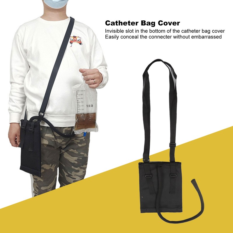Catheter Bag Cover Concealed High Capacity Waterproof Easy to Clean