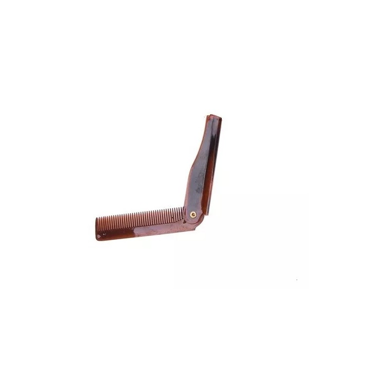 By wilamp Peine Plegable De Bolsillo Portátil Cabello Barba Y