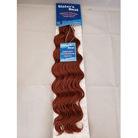 Sisters Best Platinum Collection Deep Wavy Bulk Human Synthetic Hair Extension 18 inches (350)