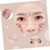 TOVINANNA 2pcs Eyebrow Positioning Line Ruler Precise Kit Filler Tweezers