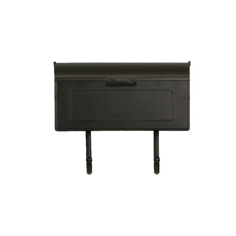 Special Lite Horizon Horizontal Wall Mount Mailbox - Black Aluminum