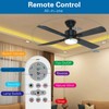 LITBM 42" Ceiling Fans with Light and Remote, Energy Saving
