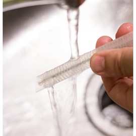 Juvale Stainless Steel Straw Cleaner Brush Set - Extra Thin Straw Cleaner, 2 mm Nylon Bristles - Bottle Brush Cleaner, Extended Reach - Water Bottle Cleaning & Smoothie Tube Tool - Pack of 8, 2 Sizes