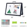 Small Dry Erase White Board – TANKEE Magnetic Desktop Foldable